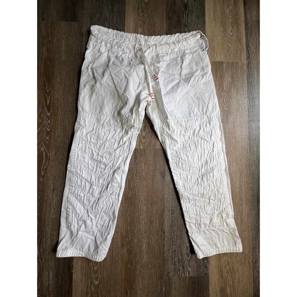 Hyperfly Grappling Kimono Pants Mens Adult One Long‎ White Good Reinforced Knee